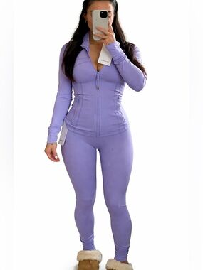 Lululemon Lavender Define Jacket & Legging Set
